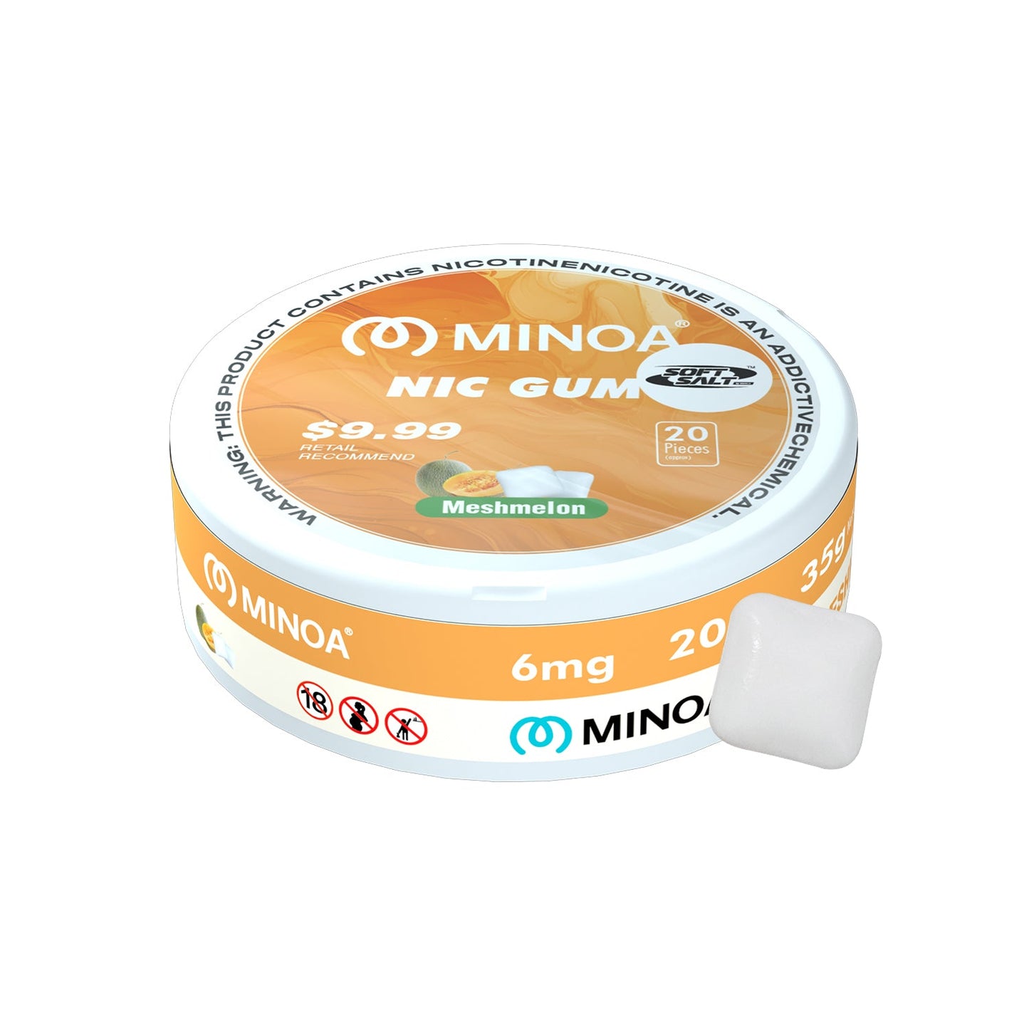 NIC Chewing Gum – Smoke-Free Nicotine Refreshment Minoa
